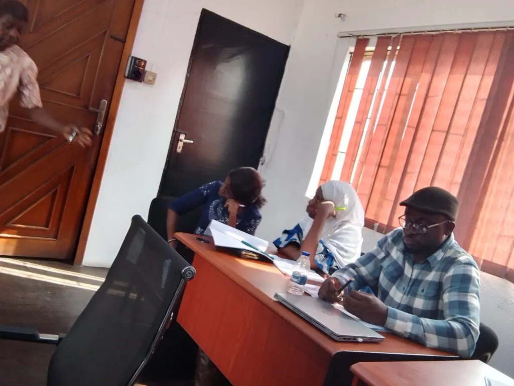 Participants at a Bodman School training session