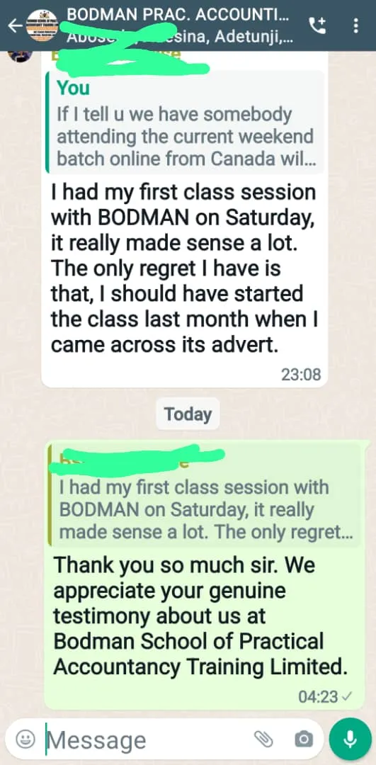 Testimonial from a past participant